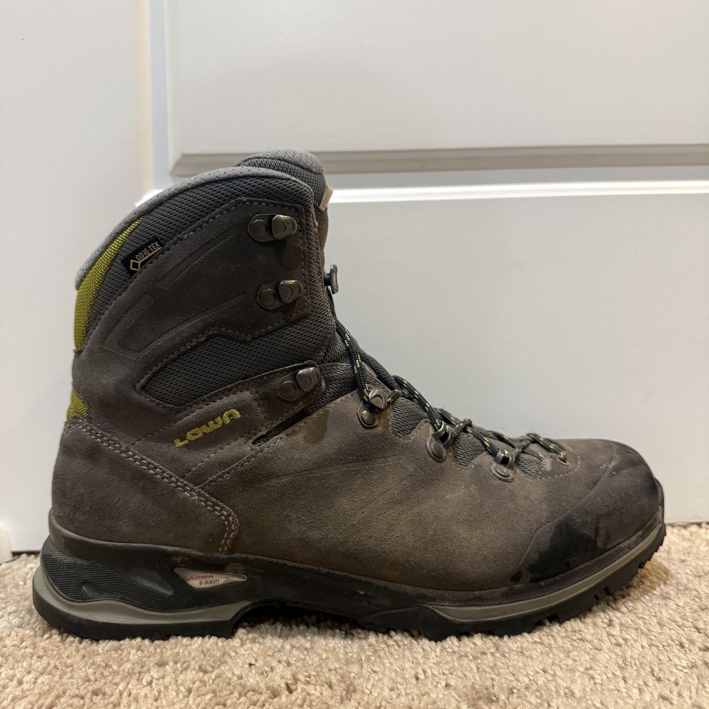Lowa Baldo GTX Boots Mens Size 10 Gray Gore-Tex Waterproof Hiking Vibram